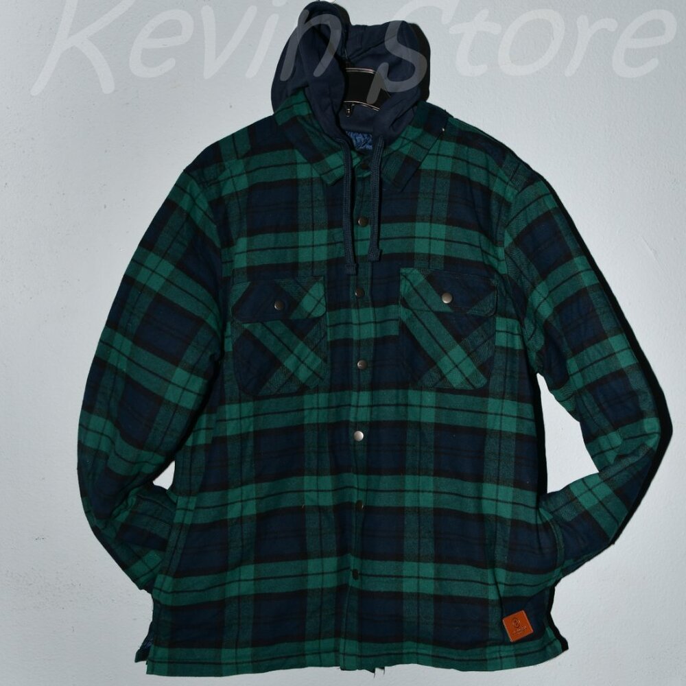 Cloudveil mens‎  shirt jacket Quilted Flannel